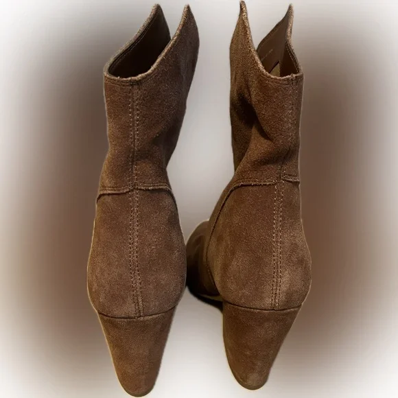 Dolce Vita Nestly Western Suede Mid-Calf Boots size 6.5 - Picture 4 of 11